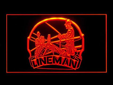 Lineman LED Neon Sign